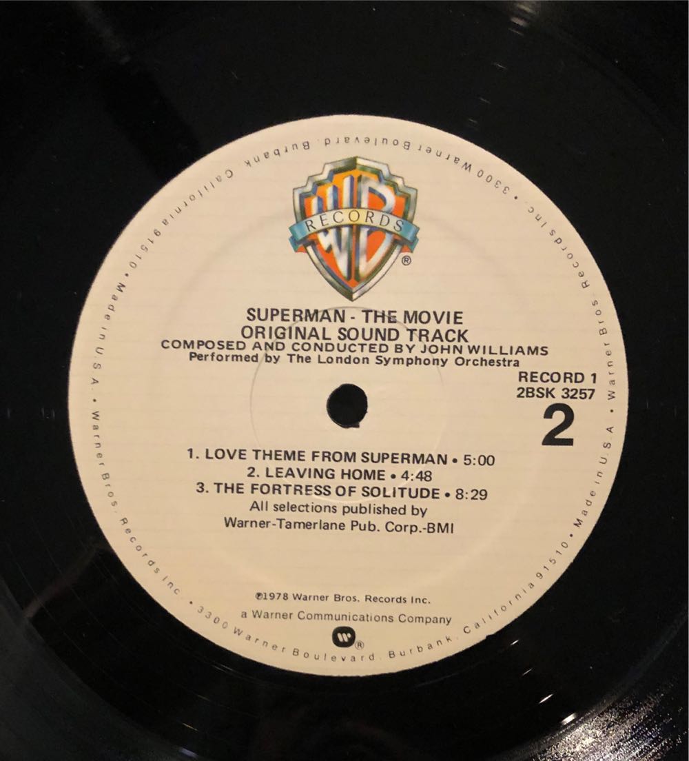 Superman - Soundtrack (12”) music collectible - Main Image 4
