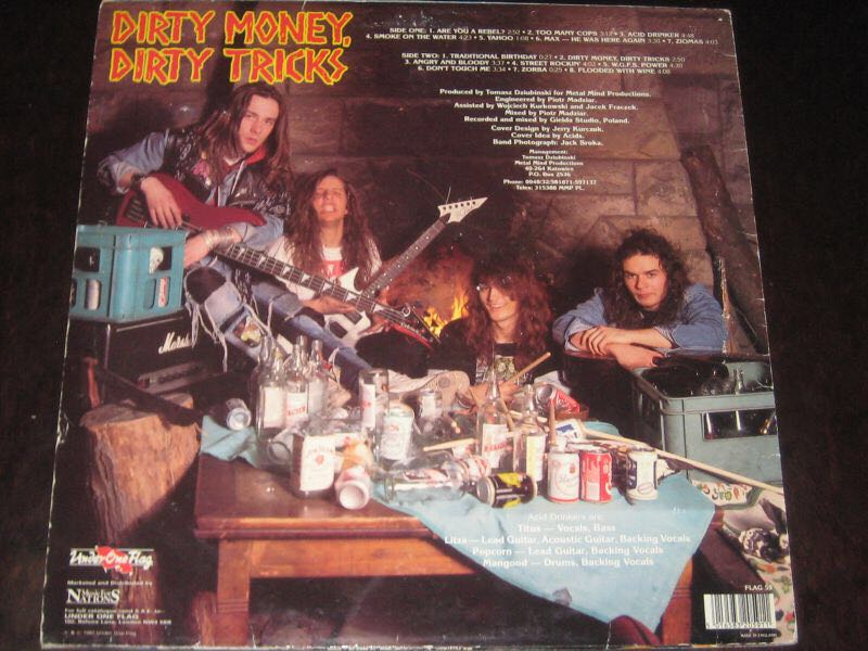Dirty Money Dirty Tricks - Acid drinkers (12”) music collectible [Barcode 5907785039469] - Main Image 2