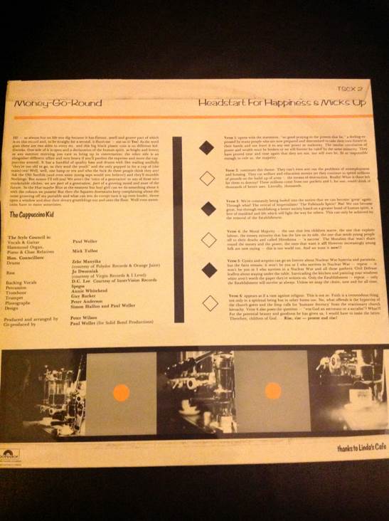Money-go-round - The Style Council (12”) music collectible - Main Image 2