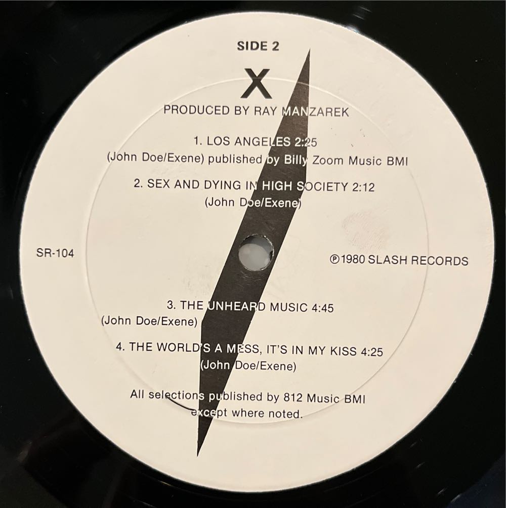 Los Angeles - X (12”) music collectible - Main Image 4