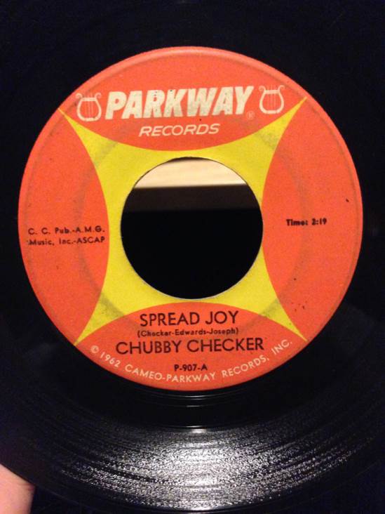Spread Joy/Hey, Bobba Needle - Chubby Checker (7” - 435) music collectible - Main Image 1