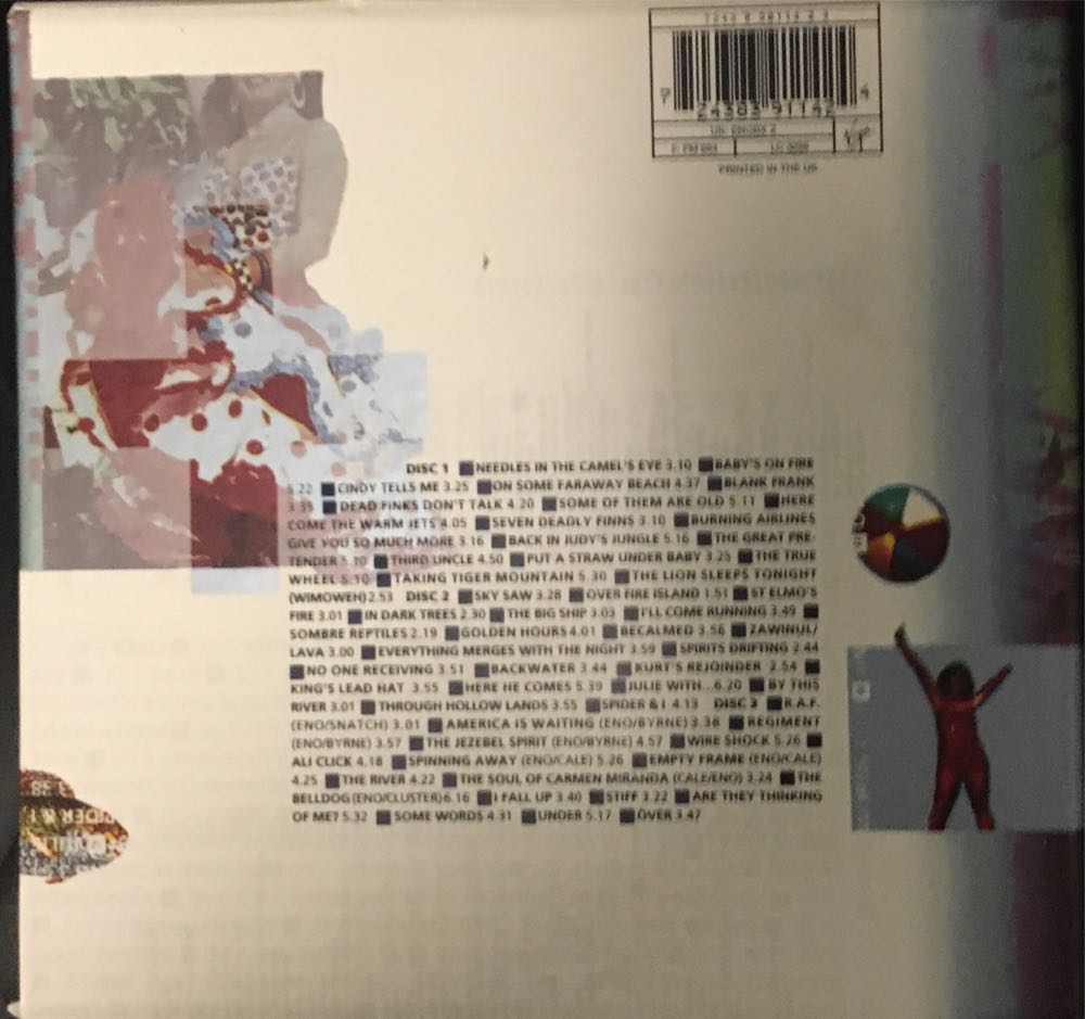 Brian Eno Box II-Vocal - Brian Eno (CD) music collectible [Barcode 724383911424] - Main Image 2