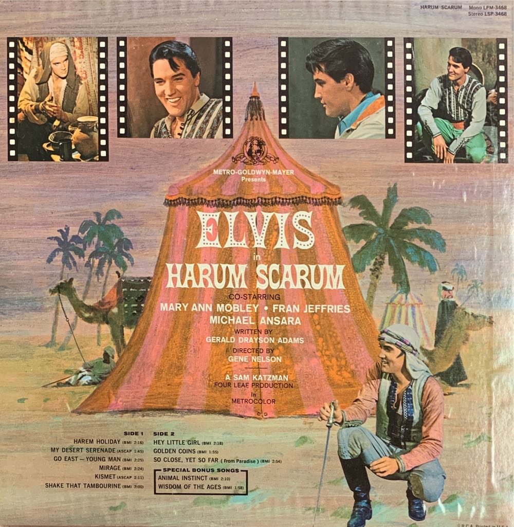 1965 - Harum Scarum - Elvis Presley (12”) music collectible - Main Image 2