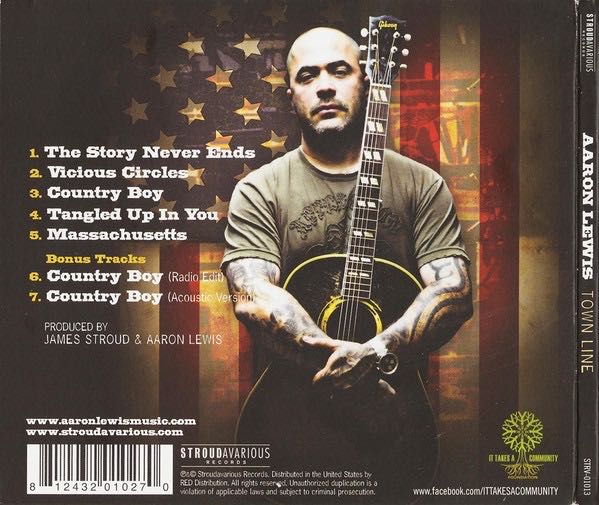 Town Line (EP) - Aaron Lewis (CD) music collectible - Main Image 2