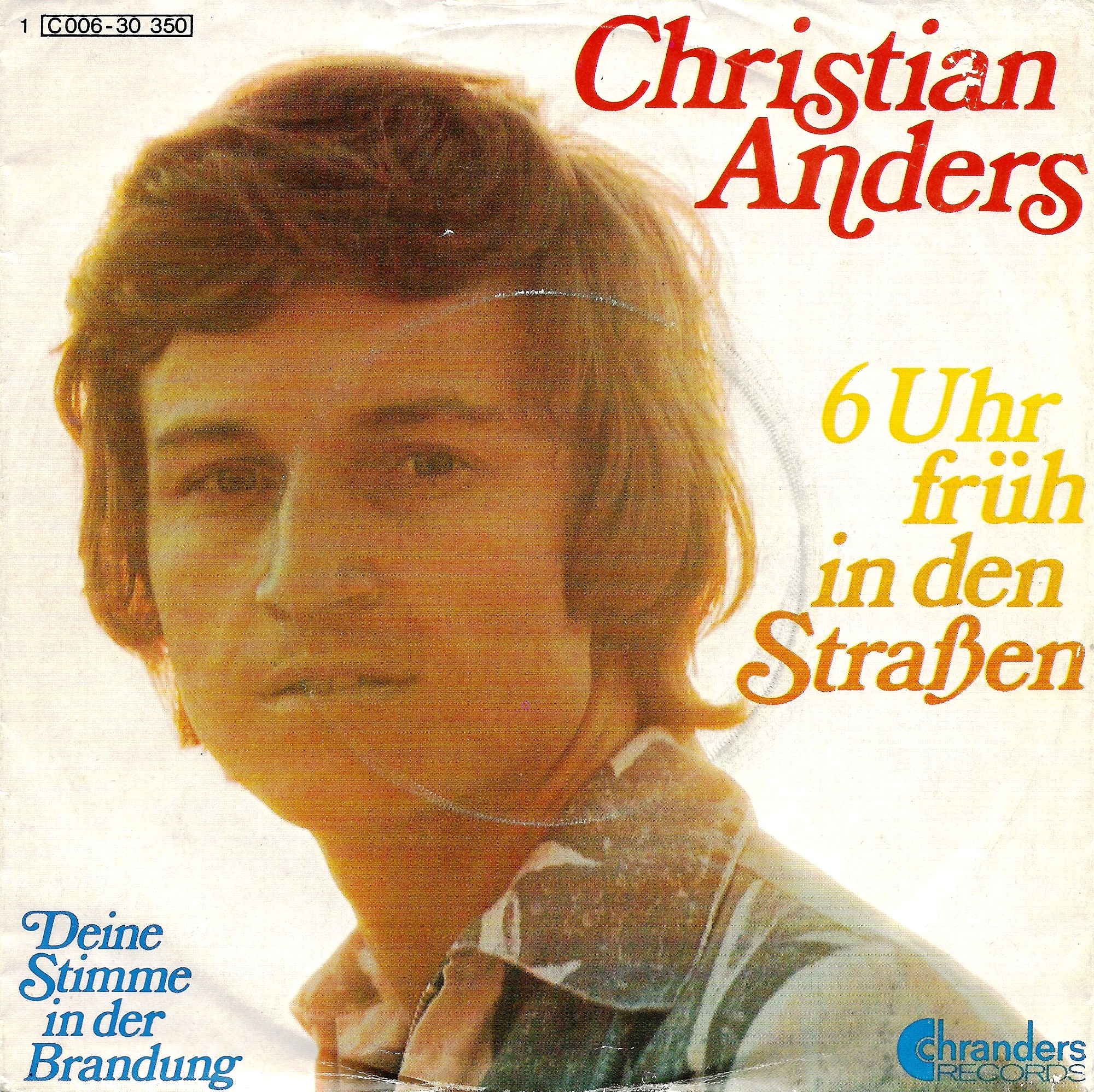 6 Uhr Früh In Den Straßen - Christian Anders music collectible - Main Image 1