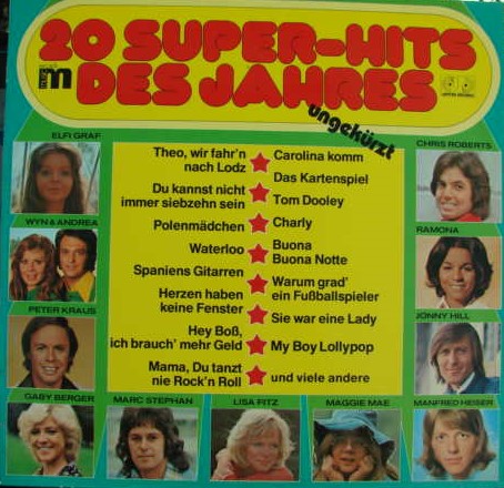 20 Super-Hits Des Jahres - Various Artists/Sampler music collectible - Main Image 1