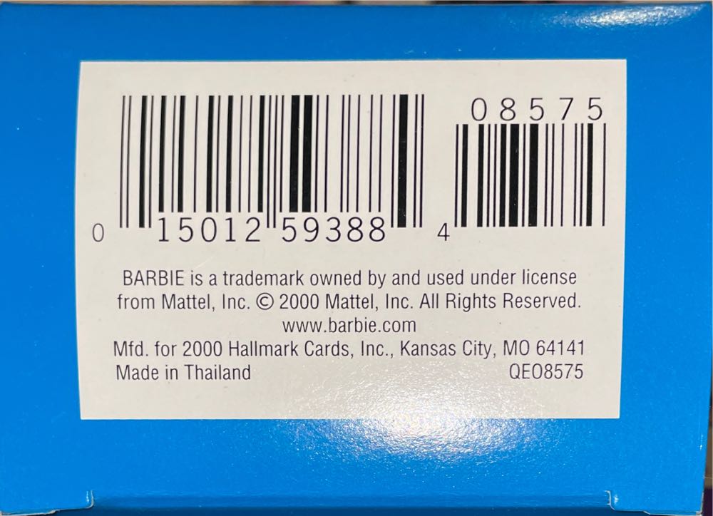 Barbie- Birthday Wishes Barbie #1 - Barbie (Barbie Birthday) ornament collectible [Barcode 015012593884] - Main Image 3
