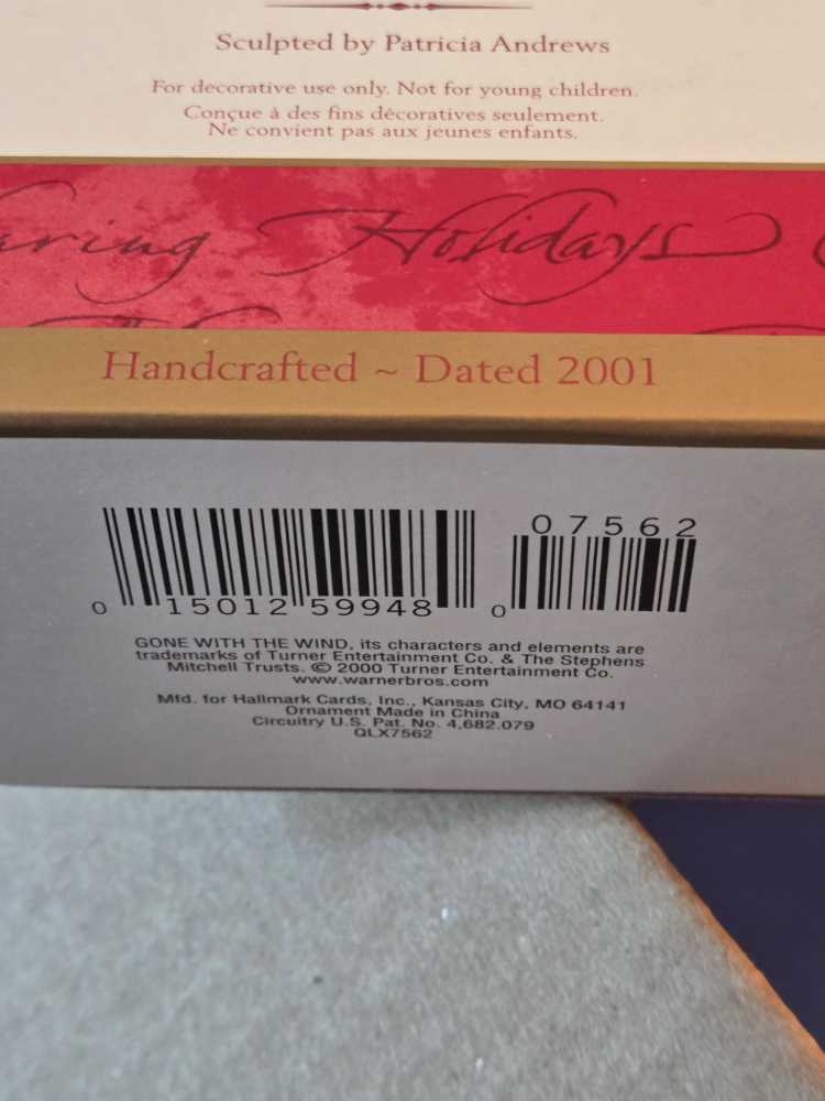 Farewell Scene - Gone With The Wind (Gone With The Wind) ornament collectible [Barcode 015012599480] - Main Image 3