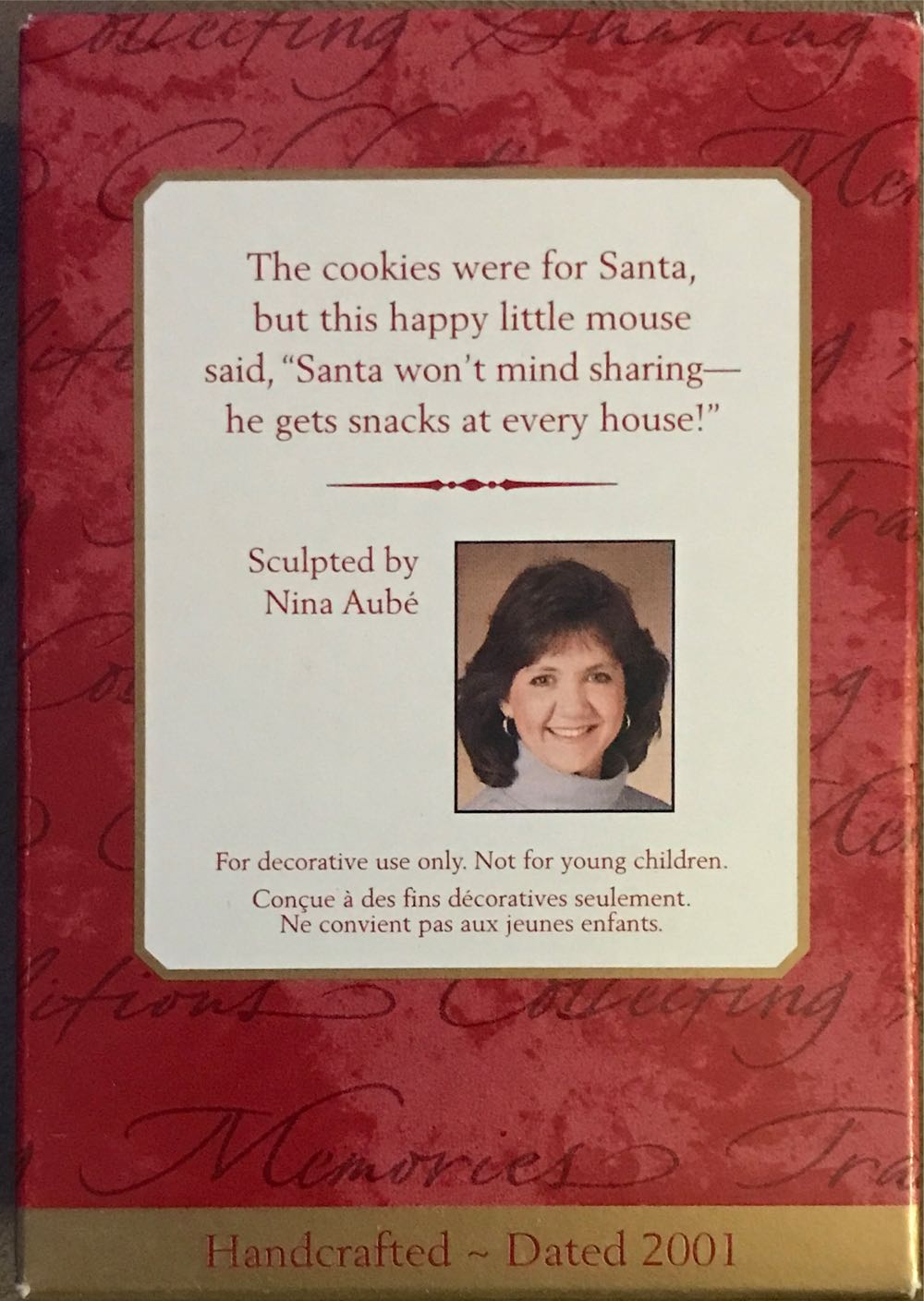 Sharing Santa’s Snacks - Cooking For Christmas (food) ornament collectible [Barcode 015012600094] - Main Image 3