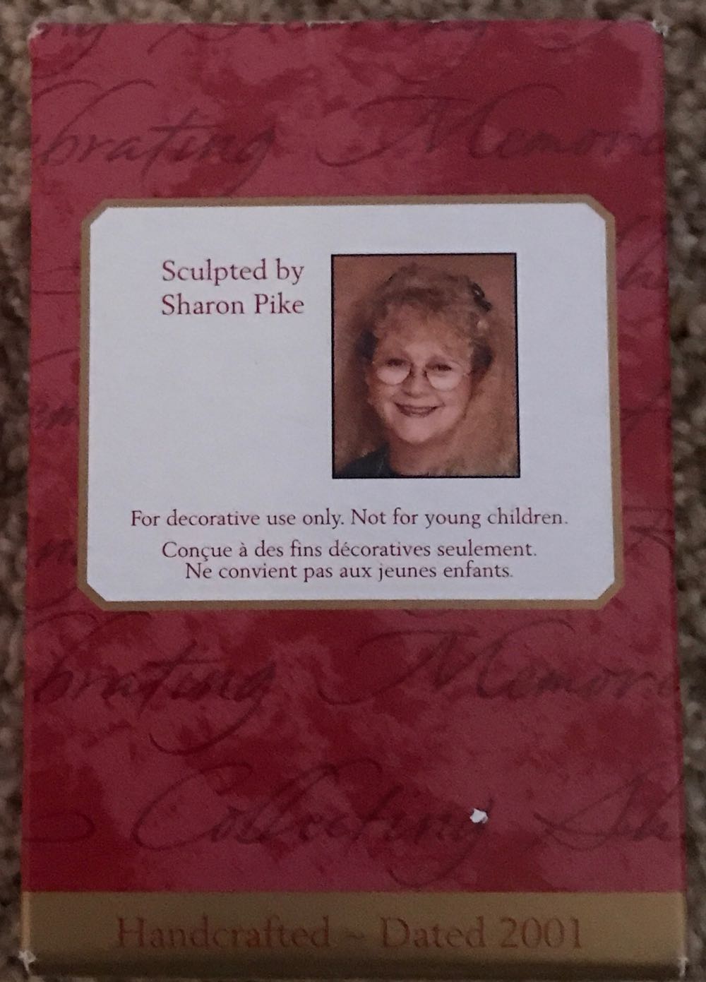 Mom And Dad - Cats In Stocking  - Keepsake Ornament (Cat, Mom, Dad, Stocking) ornament collectible [Barcode 015012601268] - Main Image 3