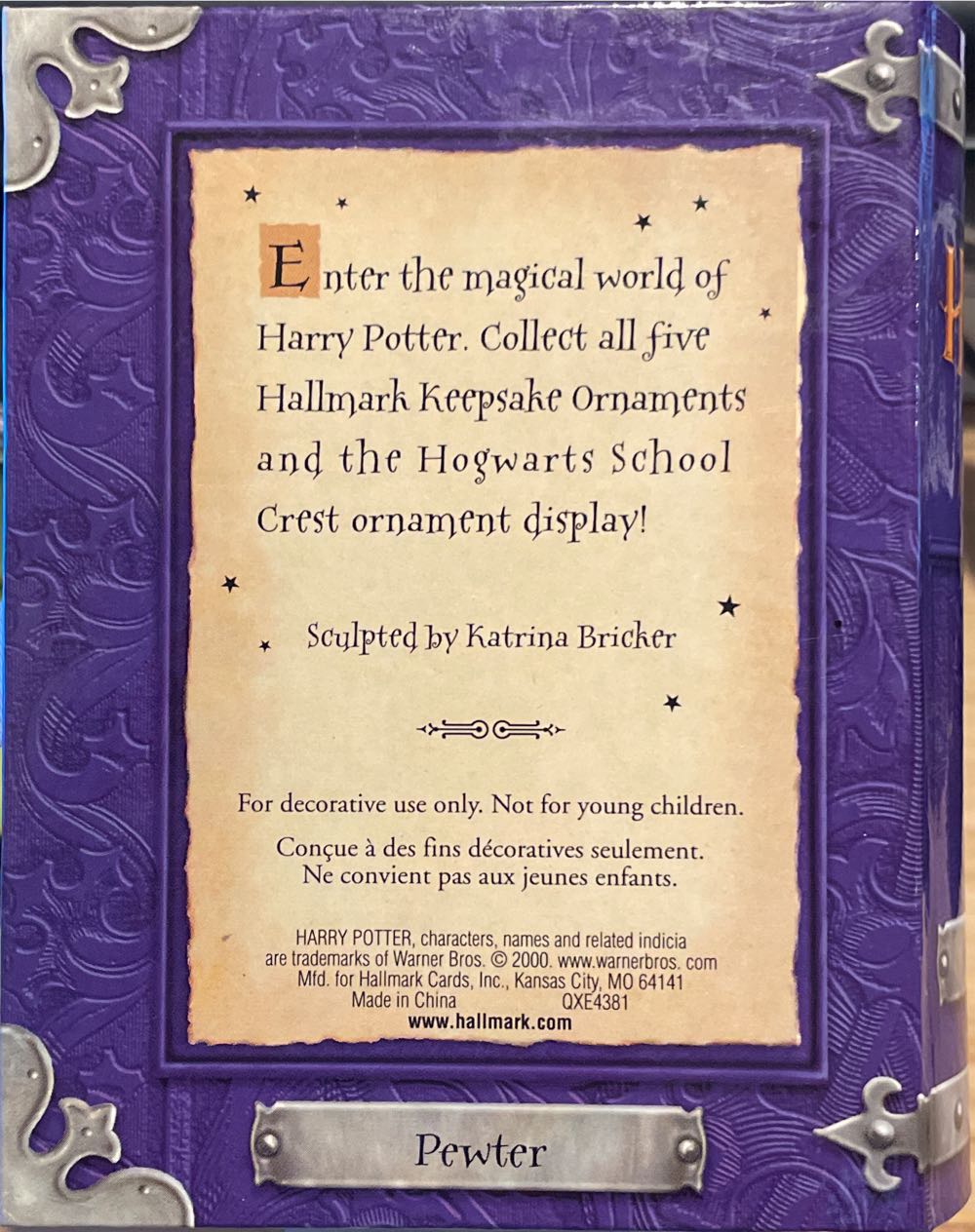 Harry Potter - Wizarding World Of Harry Potter (Harry Potter) ornament collectible [Barcode 015012605983] - Main Image 2