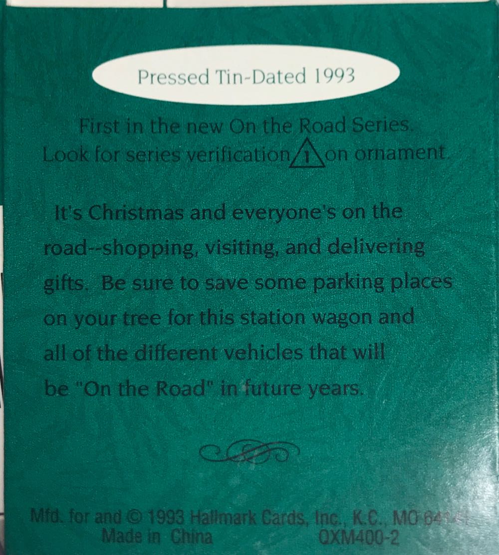 On The Road - On The Road Miniature (Keepsake Miniature) ornament collectible [Barcode 015012029215] - Main Image 2