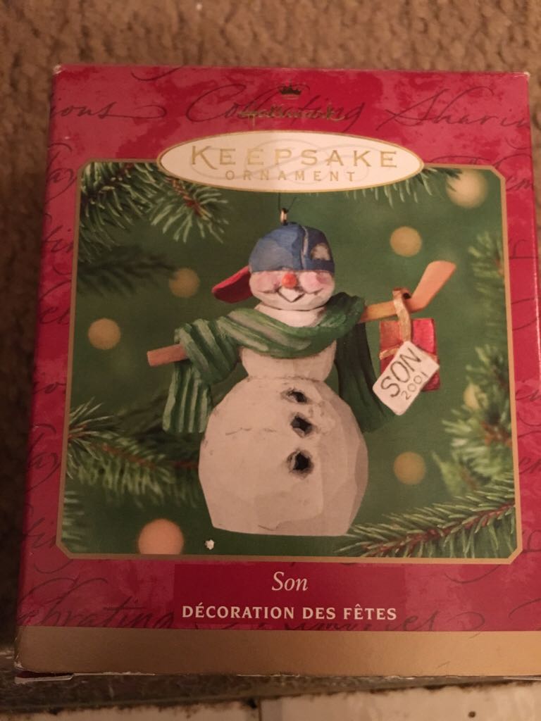 Son (Snowman) - Son (Family) ornament collectible [Barcode 015012608861] - Main Image 1