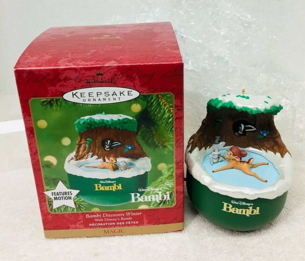 Want - Bambi Discovers Winter - Walt Disney’s Bambi (Walt Disney’s Bambi) ornament collectible [Barcode 015012609219] - Main Image 3