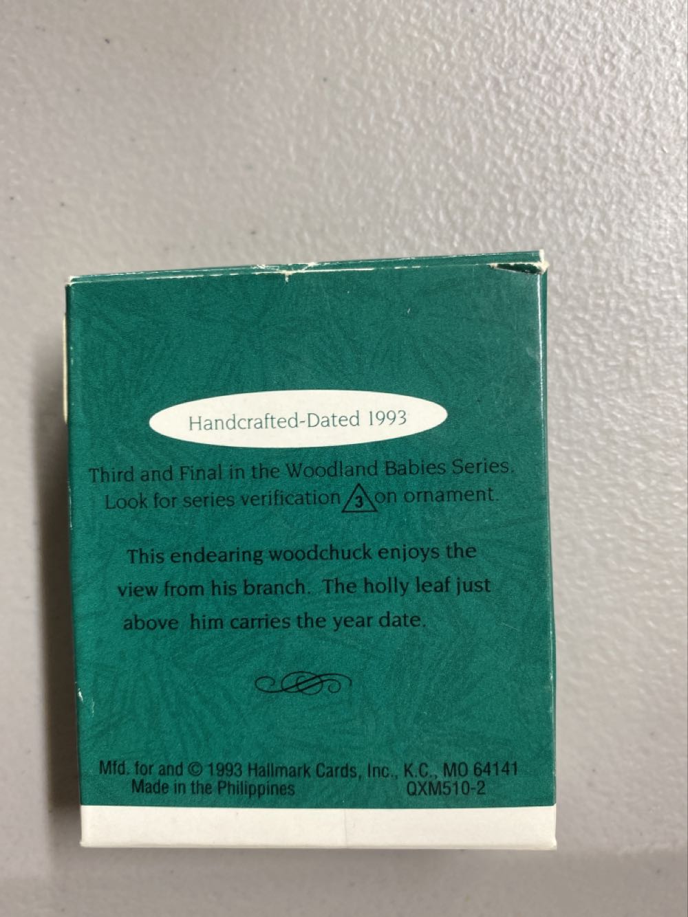 Third Woodland Babies - Miniature Woodland Babies (3rd In Series) ornament collectible [Barcode 015012029239] - Main Image 2