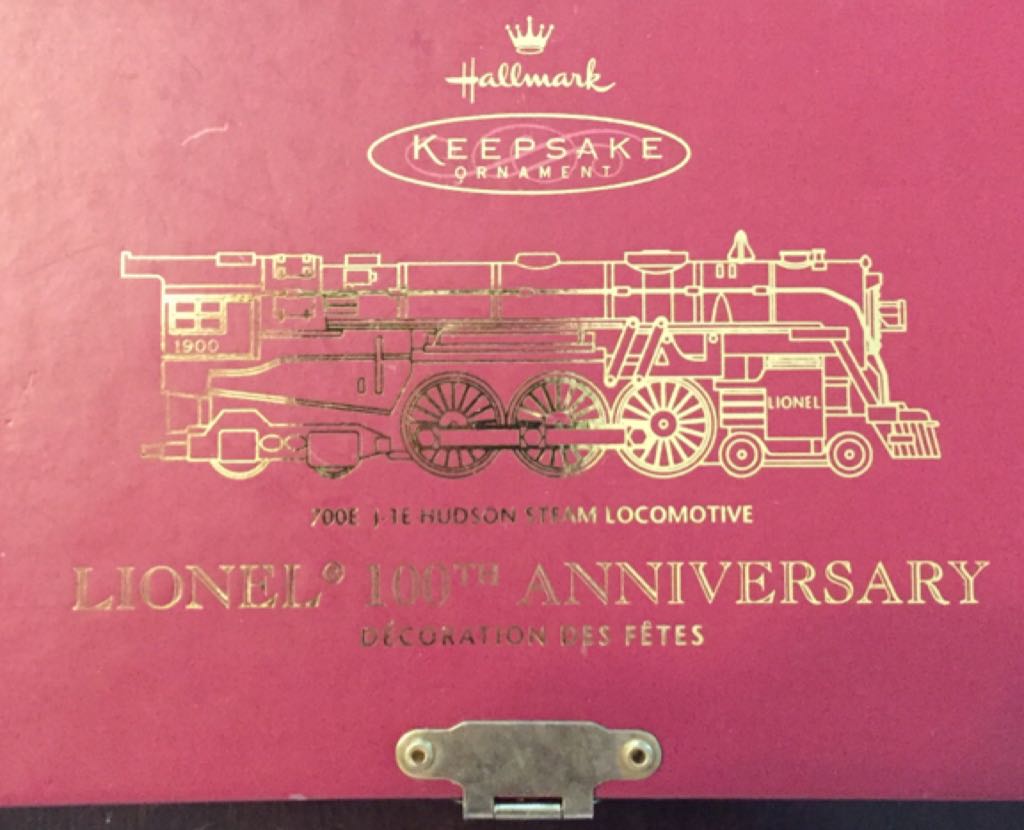 Lionel 100th Anniversary 700E J-1E Hudson Steam Locomotive - Lionel 100th Anniversary (Limited Edition) ornament collectible [Barcode 015012610369] - Main Image 2