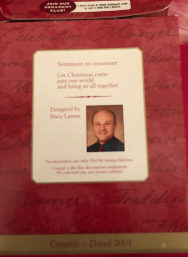 Christmas Brings Us Together - Collector’s Plate ornament collectible [Barcode 015012611106] - Main Image 2