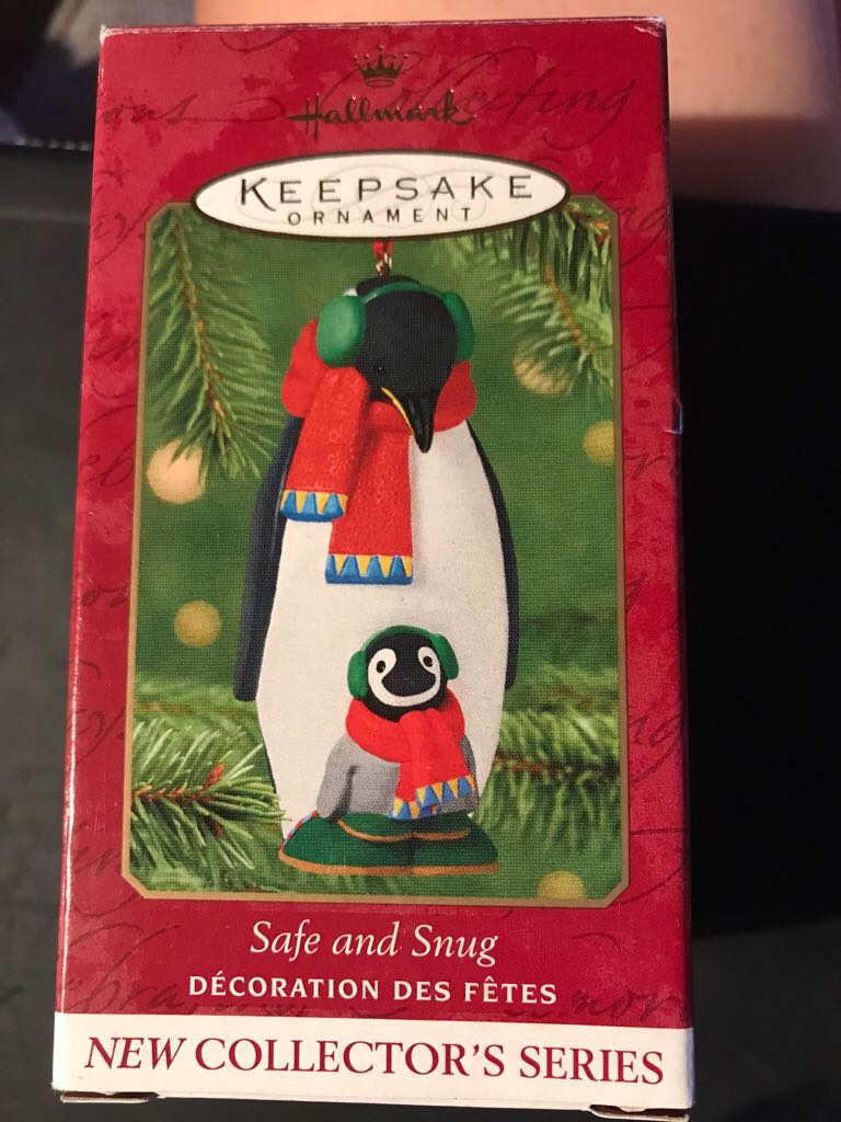 Safe And Snug #1  (2001) - Safe and Snug (Penguins) ornament collectible [Barcode 015012611113] - Main Image 2