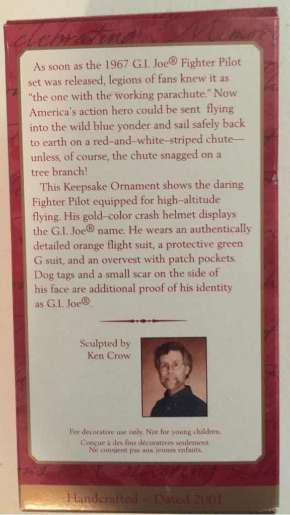 G.I. Joe Fighter Pilot - G.I. Joe (G.I. Joe) ornament collectible [Barcode 015012612509] - Main Image 2