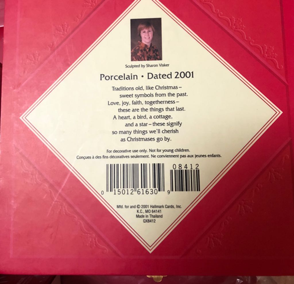 Our Christmas Together  (Birds) ornament collectible [Barcode 015012616309] - Main Image 2