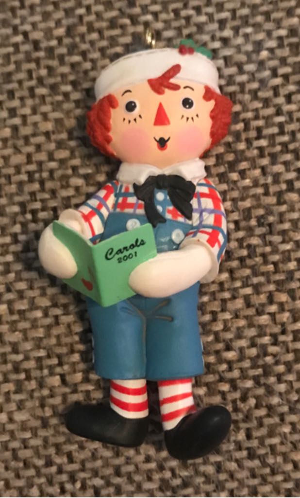 Raggedy Andy - Raggedy Ann and Raggedy Andy (Keepsake Ornament) ornament collectible [Barcode 015012623574] - Main Image 2