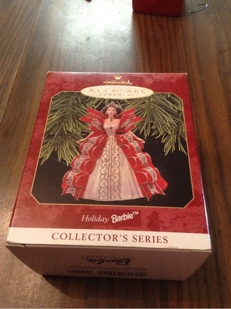 Holiday Barbie - Holiday Barbie ornament collectible [Barcode 002010000018] - Main Image 1