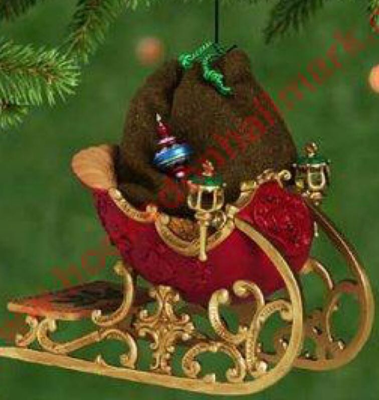 Santa’s Sleigh - Night Before Christmas (’Twas The Night Before Christmas) ornament collectible [Barcode 015012624083] - Main Image 2