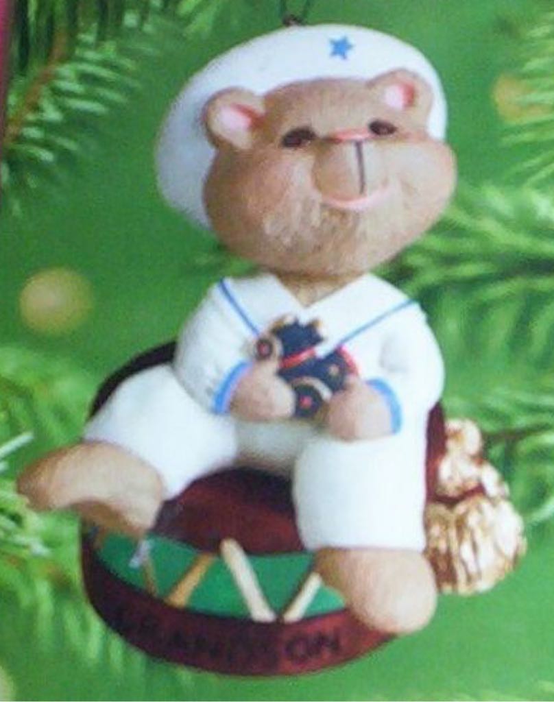 Grandson  (Bear) ornament collectible [Barcode 015012625233] - Main Image 2