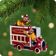 Fire - Four-Alarm Friends  (Fire, Mice) ornament collectible [Barcode 015012628982] - Main Image 1