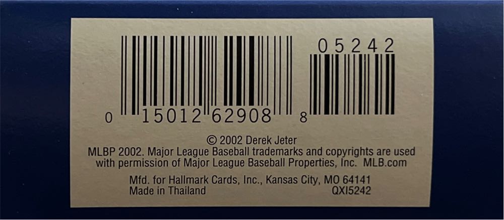 Derek Jeter - Baseball (Sports) ornament collectible [Barcode 015012629088] - Main Image 3