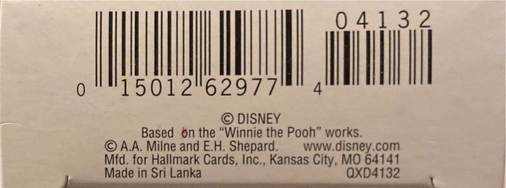 Winnie The Pooh Book #4 - Winnie The Pooh Books (Disney-Winnie The Pooh) ornament collectible [Barcode 015012629774] - Main Image 4