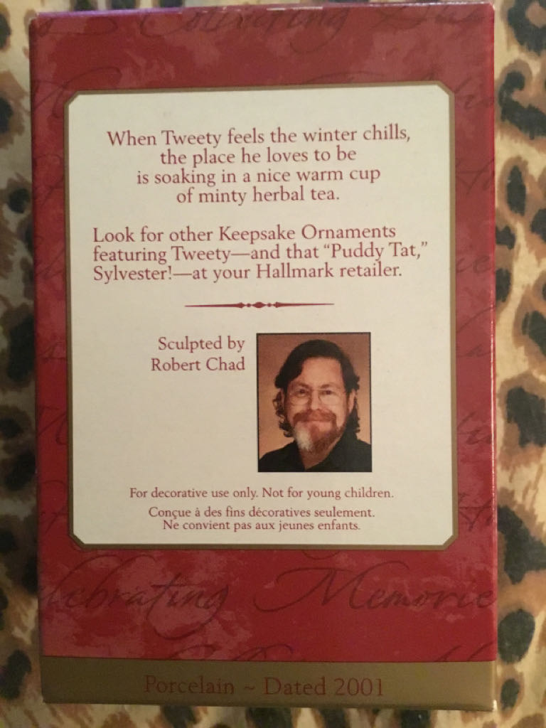 Holiday Spa - Tweety - Looney Tunes (Looney Tunes) ornament collectible [Barcode 015012629958] - Main Image 2