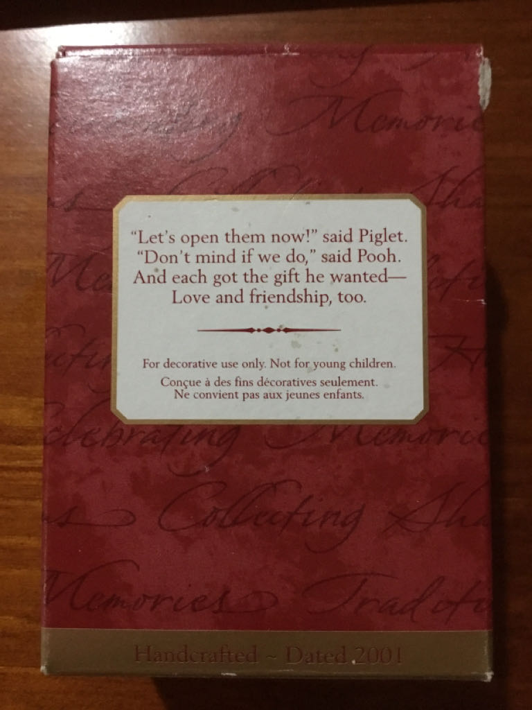 Winnie The Pooh-  Just What They Wanted! - Disney Winnie The Pooh (Winnie the Pooh) ornament collectible [Barcode 015012629989] - Main Image 2