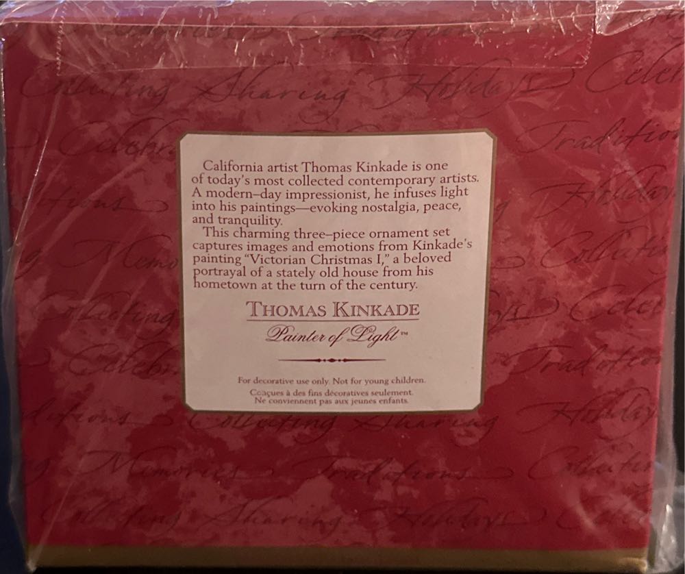 Victorian Christmas Memories - Thomas Kinkade- Painter Of Light (Village) ornament collectible [Barcode 015012632491] - Main Image 3