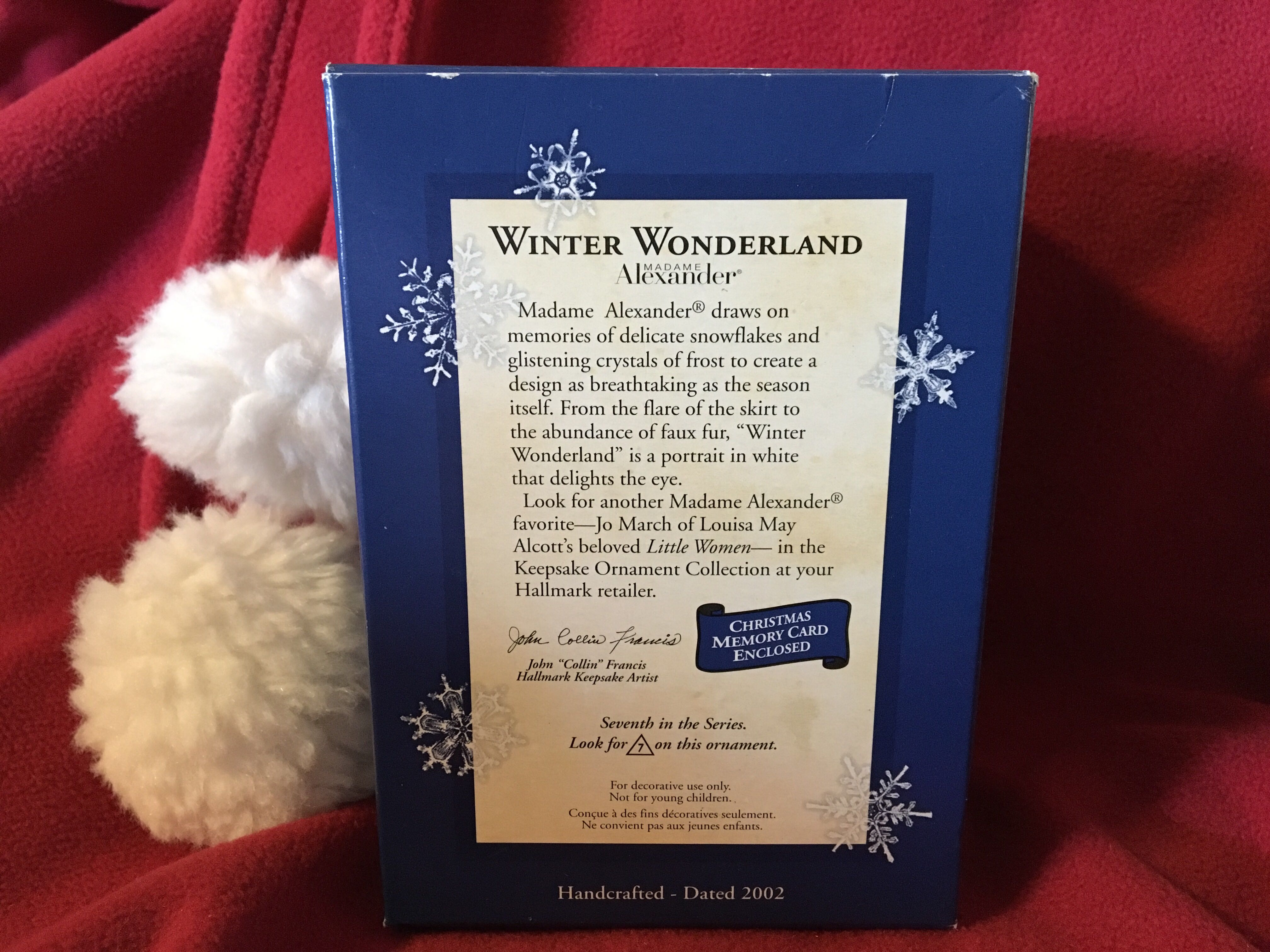 Winter Wonderland #7 - Madame Alexander (Madame Alexander) ornament collectible [Barcode 015012635256] - Main Image 3