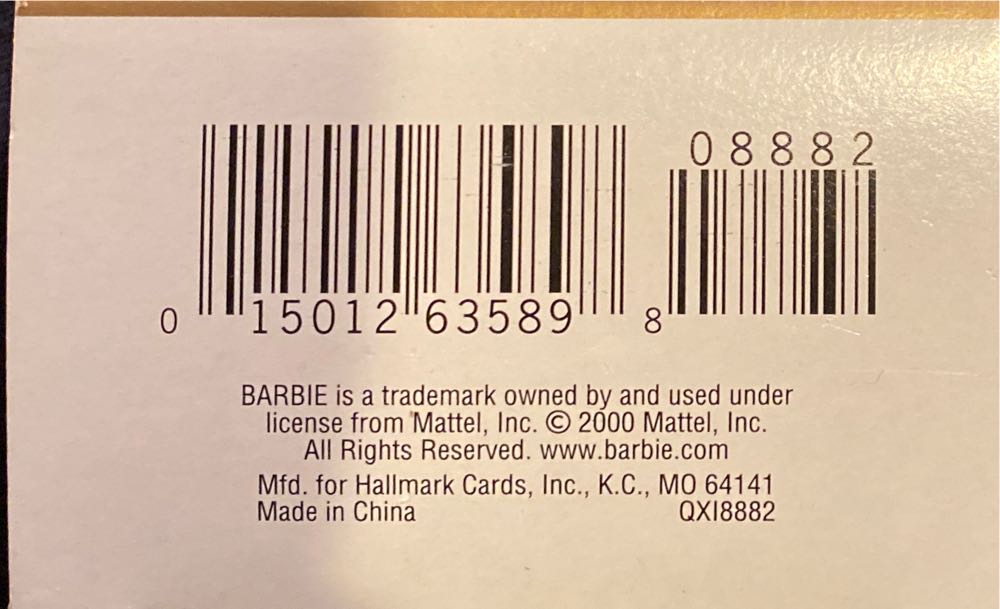 Barbie | 1950s Barbie Ornament - Barbie (Keepsake Ornament) ornament collectible [Barcode 015012635898] - Main Image 3