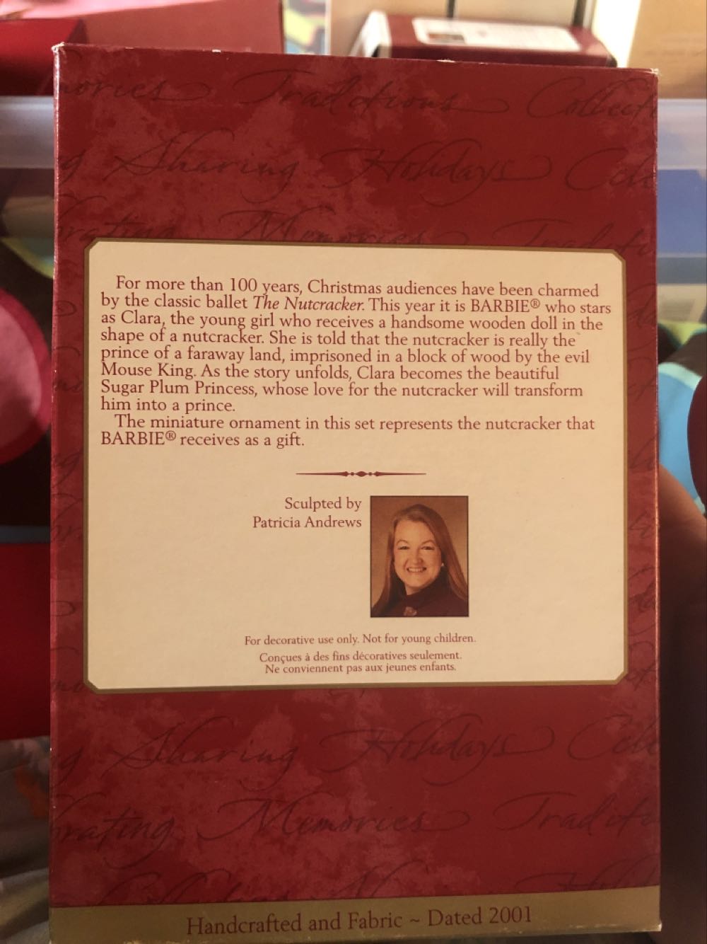 Barbie As The Sugar Plum Princess - Ballerina (Baribe) ornament collectible [Barcode 015012640663] - Main Image 2