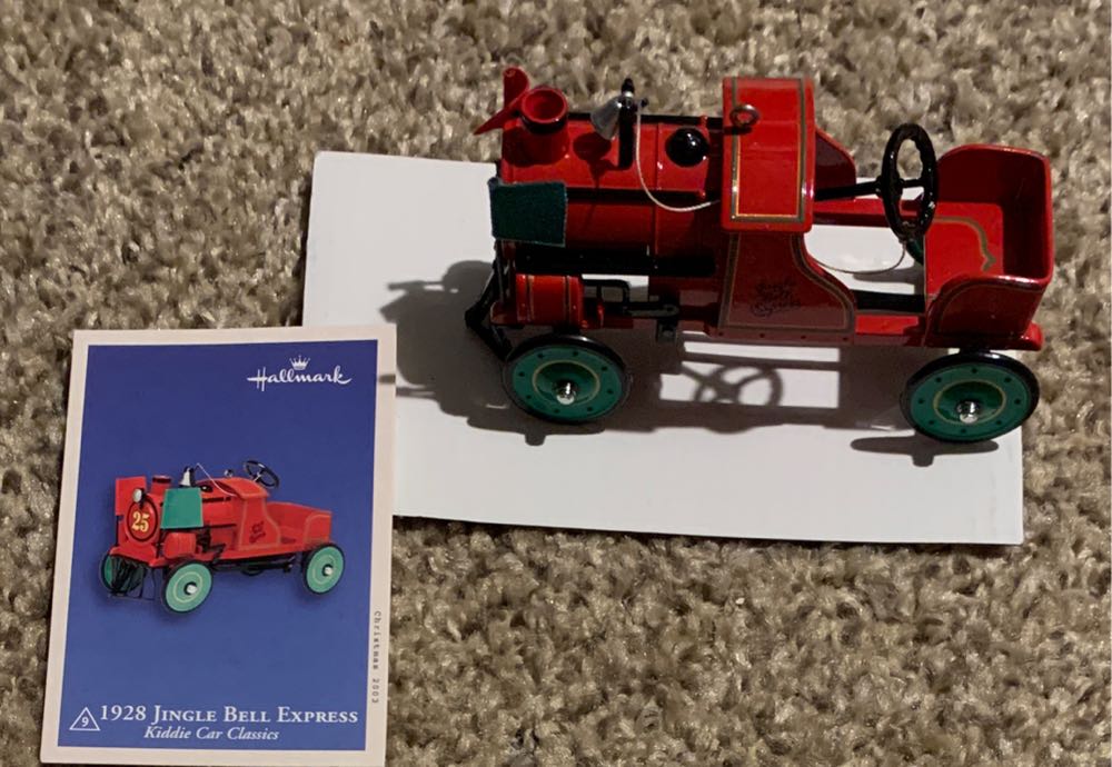 Kiddie Car Classics: 1928 Jingle Bell Express - Kiddie Car Classics (Collector’s Series) ornament collectible [Barcode 015012652932] - Main Image 3