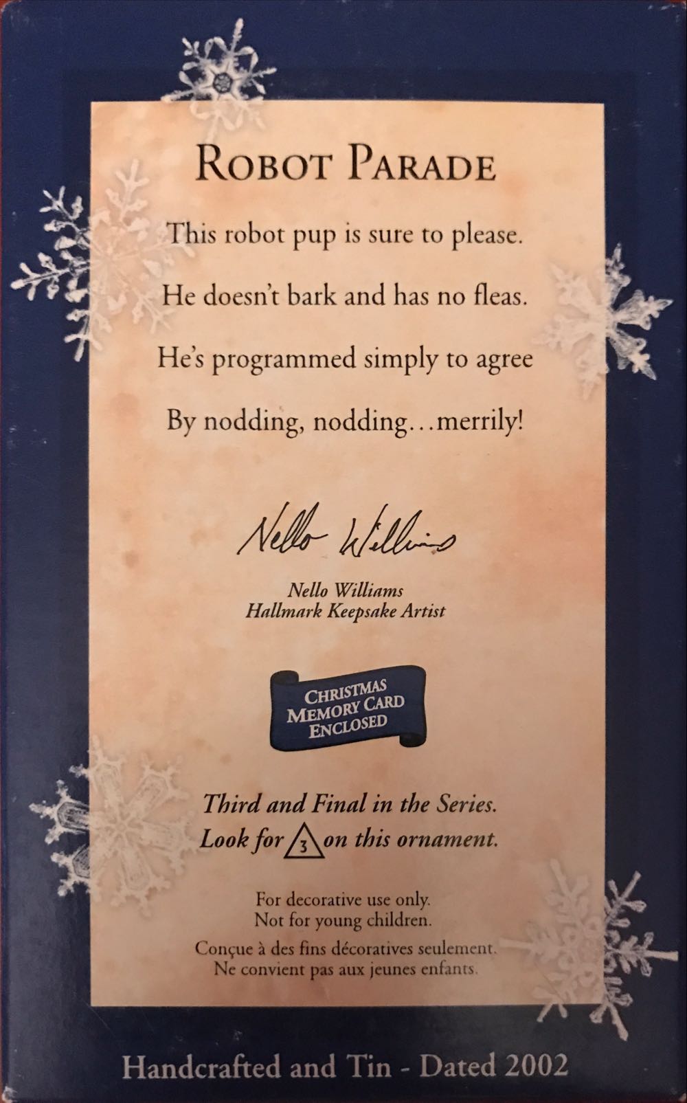 Robot Parade - Robot Parade ornament collectible [Barcode 015012654899] - Main Image 2