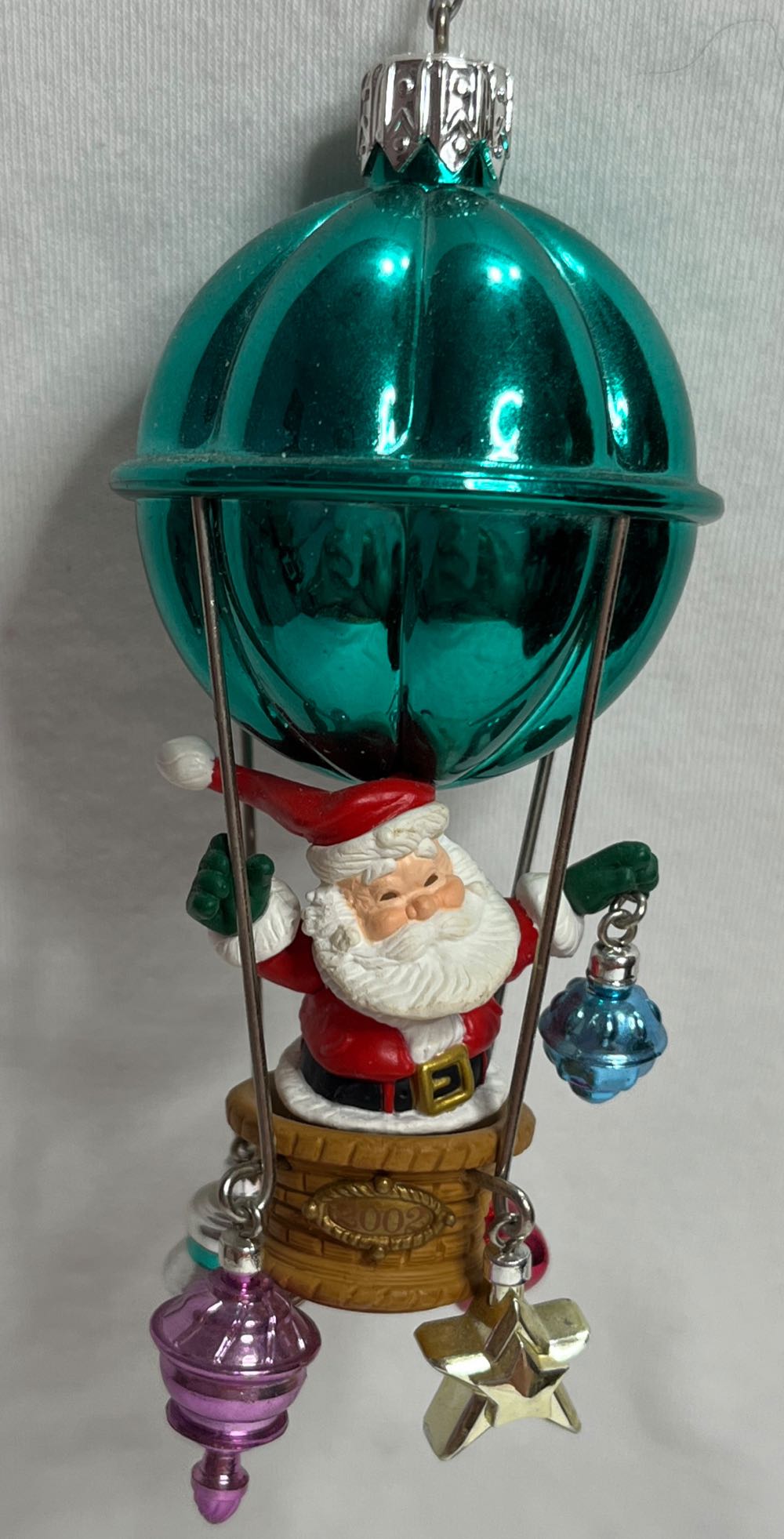 Up, Up, And Away Santa - Up, Up, And Away (Santa, Hot Air Balloon) ornament collectible [Barcode 015012654943] - Main Image 3