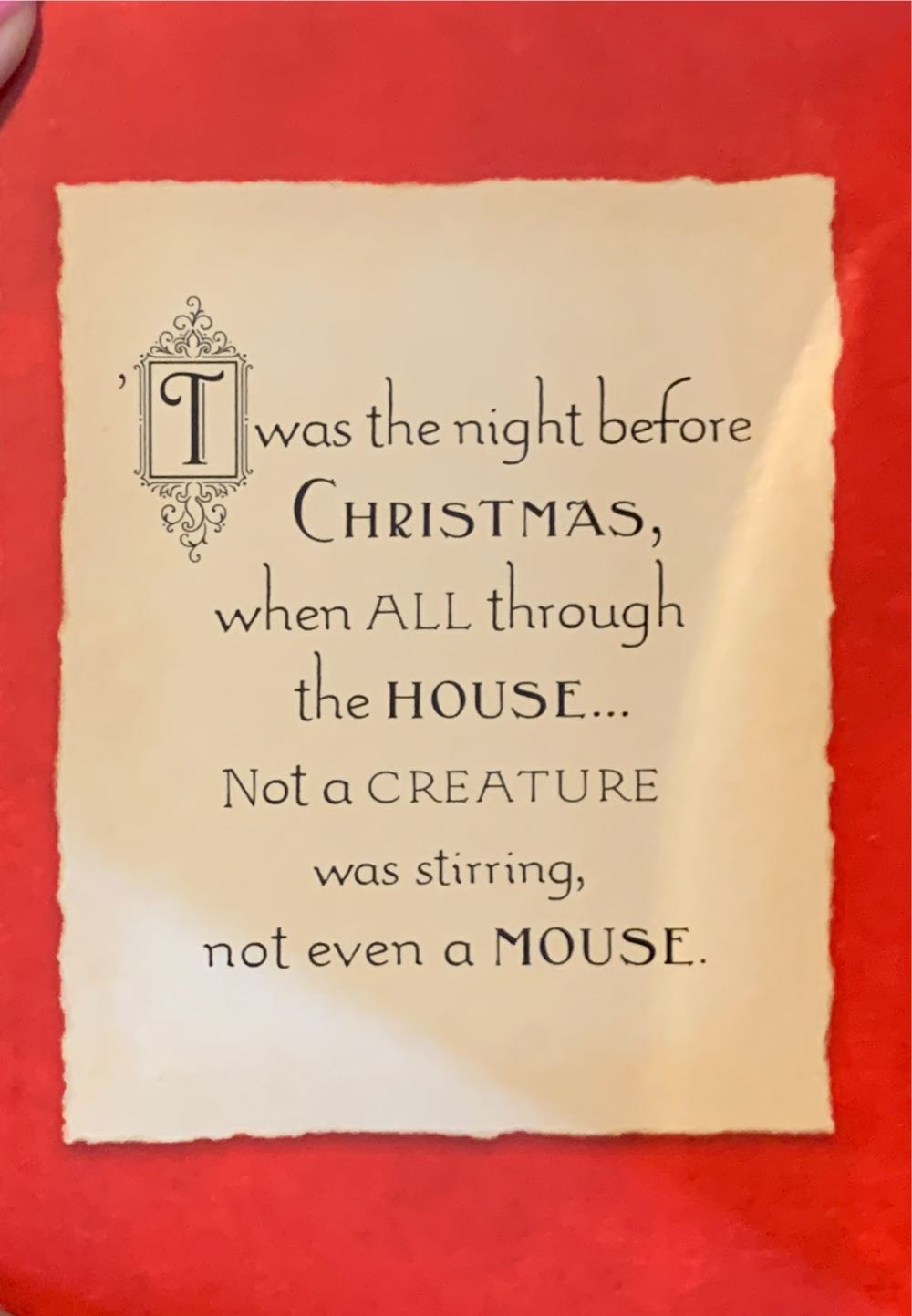 Not Even A Mouse - ‘Twas The Night Before Christmas (’Twas The Night Before Christmas) ornament collectible [Barcode 015012656732] - Main Image 4