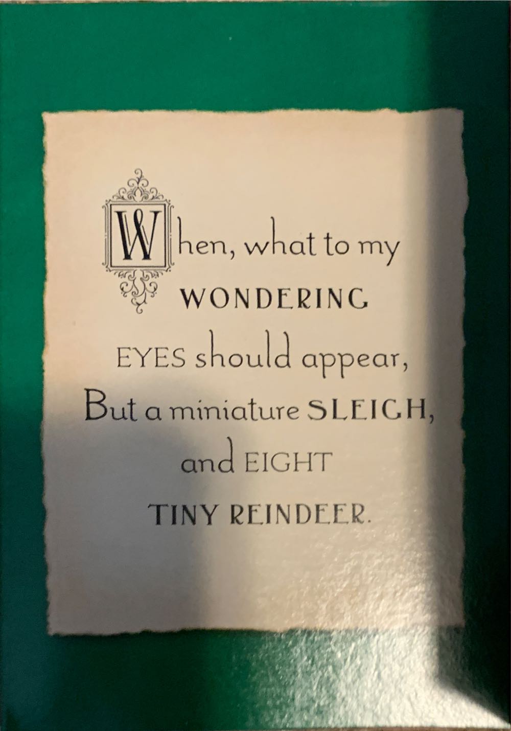 ‘Twas The Night Before Christmas 3 - Tiny Reindeer - ‘Twas The Night Before Christmas (’Twas The Night Before Christmas) ornament collectible [Barcode 015012656756] - Main Image 3