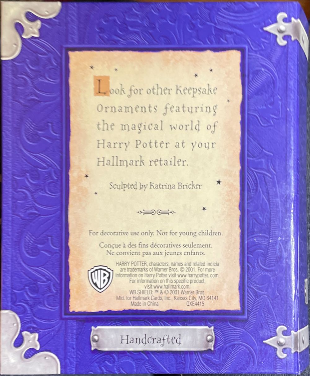 Fluffy On Guard - Harry Potter And The Sorcerer’s Stone (Harry Potter) ornament collectible [Barcode 015012660975] - Main Image 2