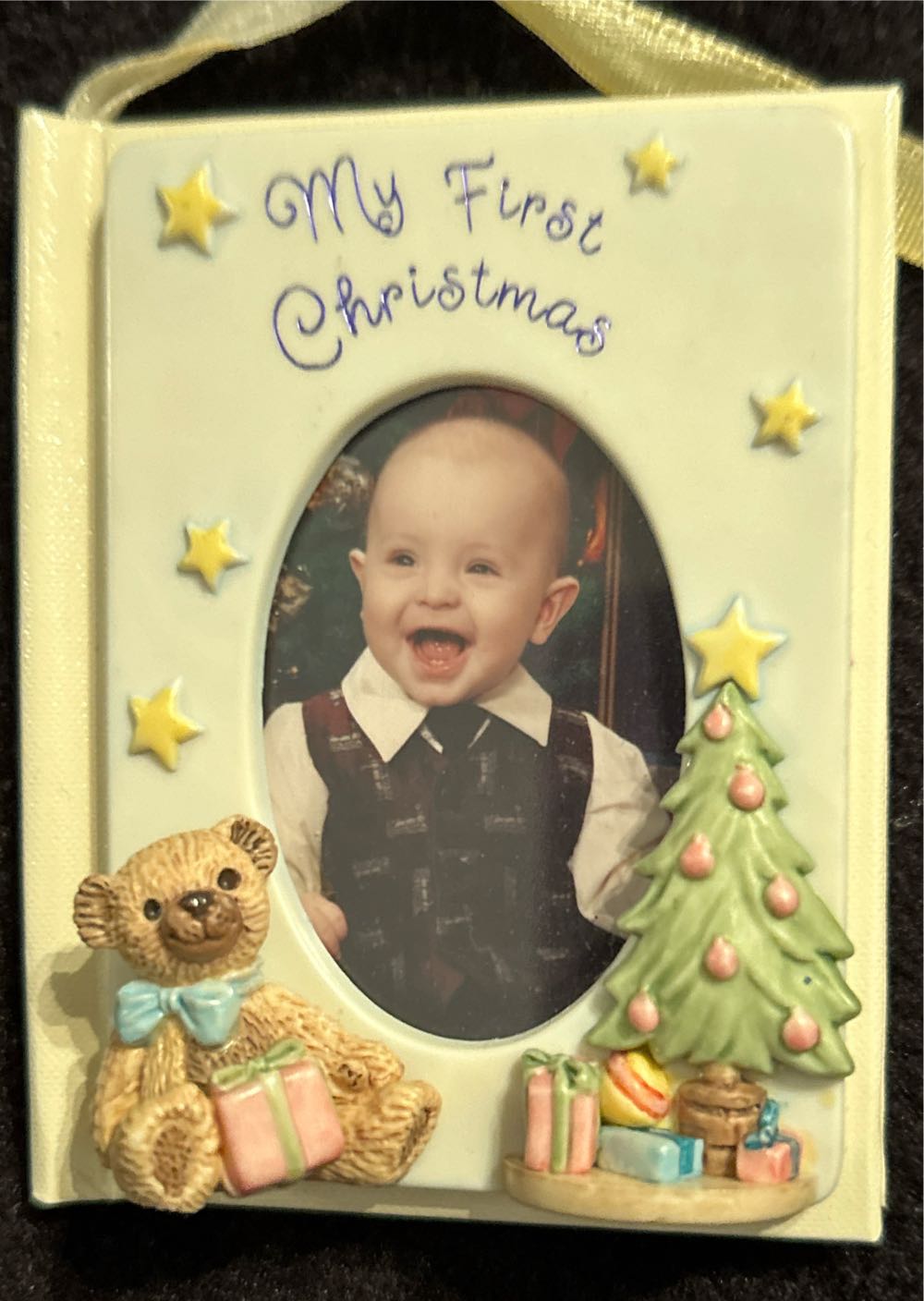 My First Christmas Memory Book  (Picture Ornament) ornament collectible [Barcode 015012663105] - Main Image 3