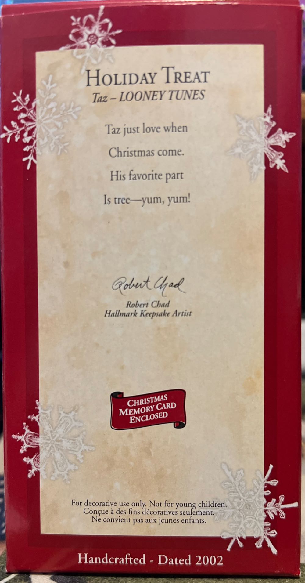 Looney Tunes: “HOLIDAY TREAT” - Looney Toons (Looney Tunes) ornament collectible [Barcode 015012666113] - Main Image 2