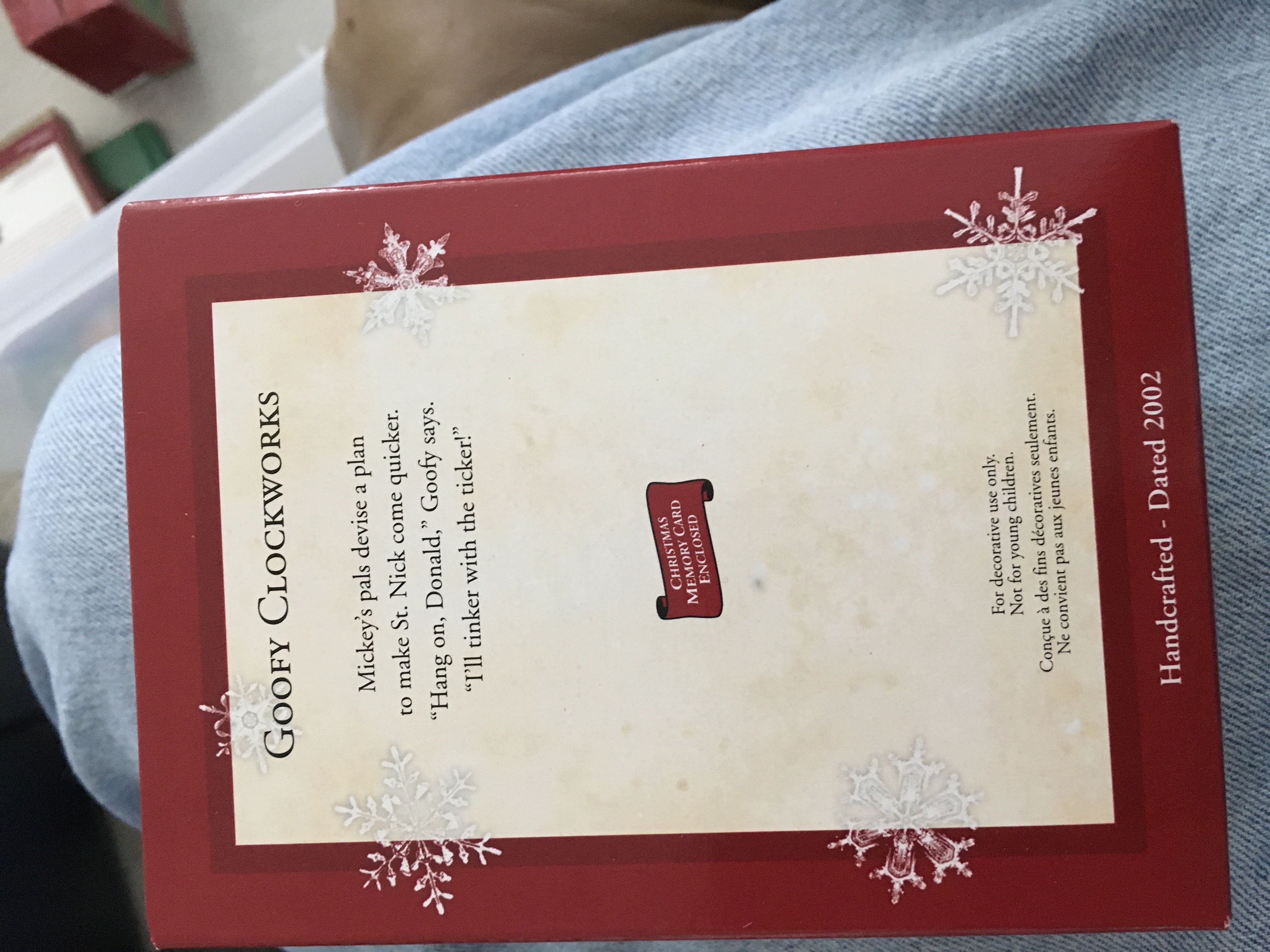 Disney Goofy Clockworks - Goofy Mickey & Donald (Disney Goofy) ornament collectible [Barcode 015012677386] - Main Image 2