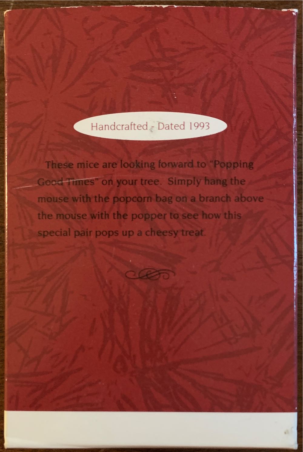 Popping Good Times - Hang-Togethers (Mouse, Popcorn, Food, Hang-Together) ornament collectible [Barcode 015012032017] - Main Image 2