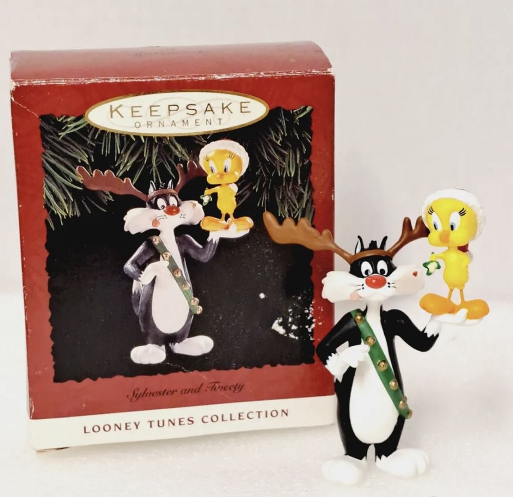Sylvester and Tweety - Looney Tunes (Looney Tunes, Sylvester, Tweety, Cats, Birds) ornament collectible [Barcode 015012032055] - Main Image 4