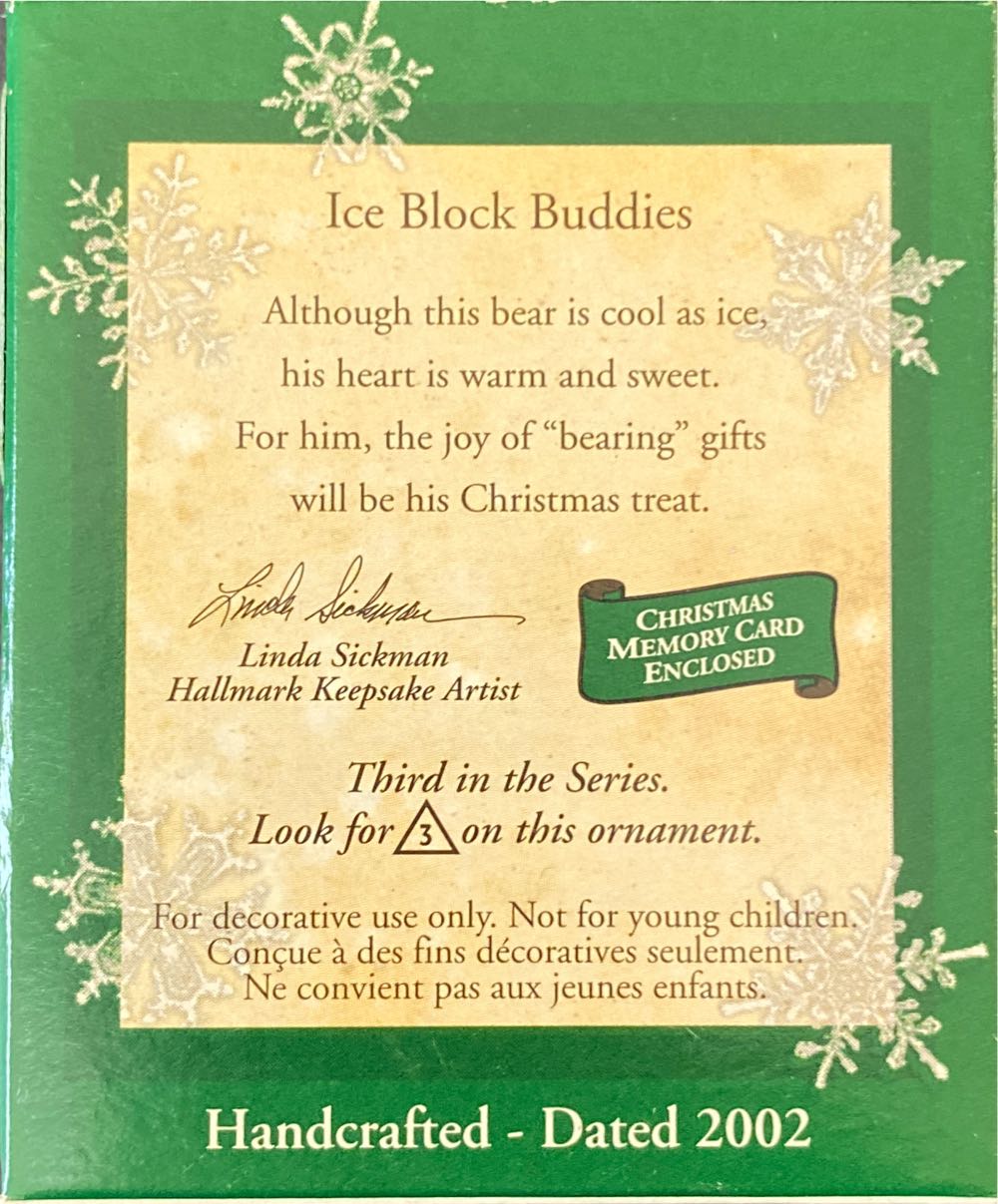 Miniature Ice Block Buddies #3 - Ice Block Buddies (Miniature) ornament collectible [Barcode 015012680539] - Main Image 2