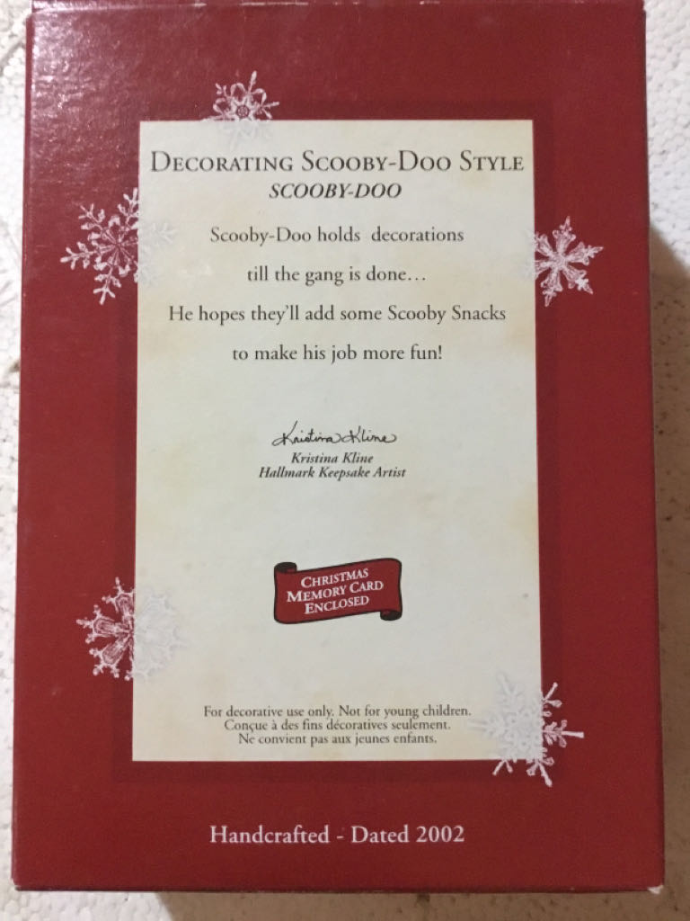 Scooby-Doo- Decorating Scooby-Doo Style - Scooby-Doo (Scooby-Doo) ornament collectible [Barcode 015012692464] - Main Image 2